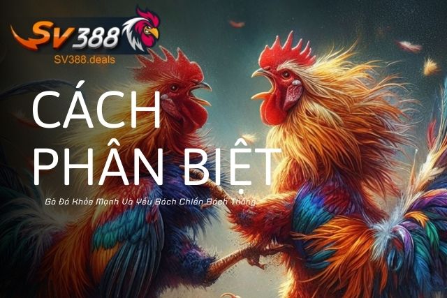 Cách Phân Biệt Gà Đá Khỏe Mạnh Và Yếu Bách Chiến Bách Thắng