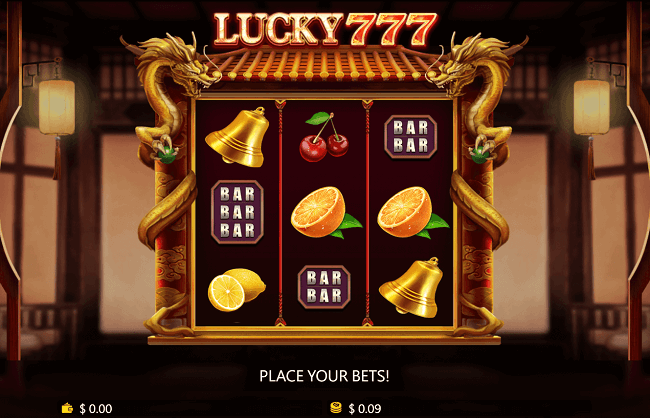 Giao diện bắt của game lucky seven