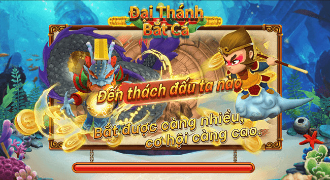 Giao diện vào game đại thánh bắt cá